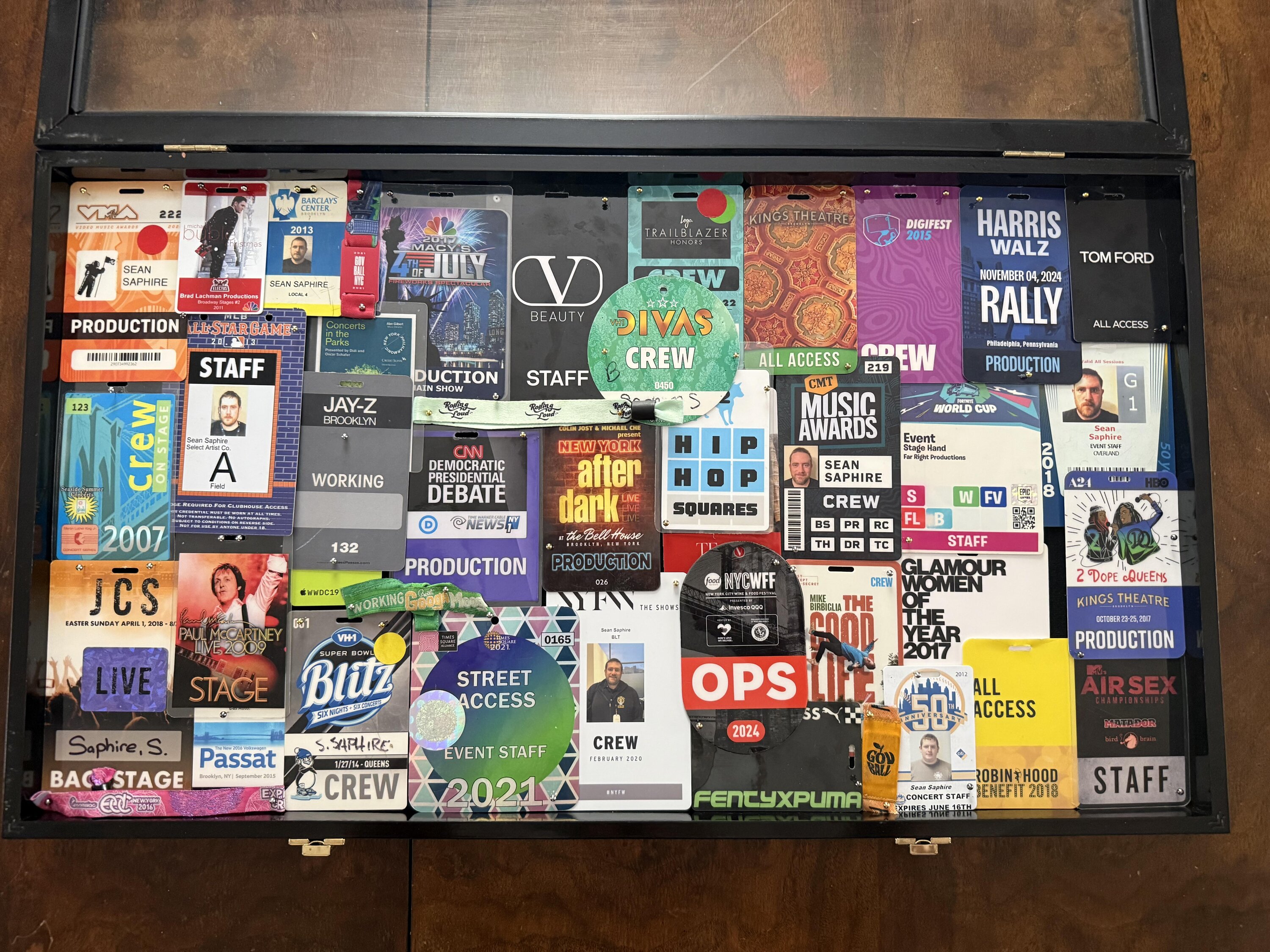 Production credentials and badges